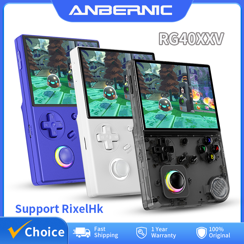 Gaming Console Linux - ANBERNIC RG40XXV レトロハンドヘルドゲームコンソール 4 インチ IPS