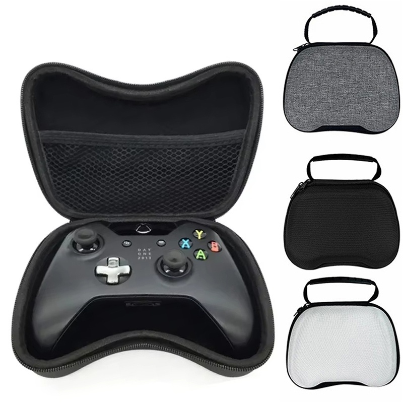 Gaming Console Holder - ユニバーサルキャリングケース ポータブル保護ボックス レトロゲーム機用トラベル収納ホルダー メッシュバッグ付き PS5 PS4
