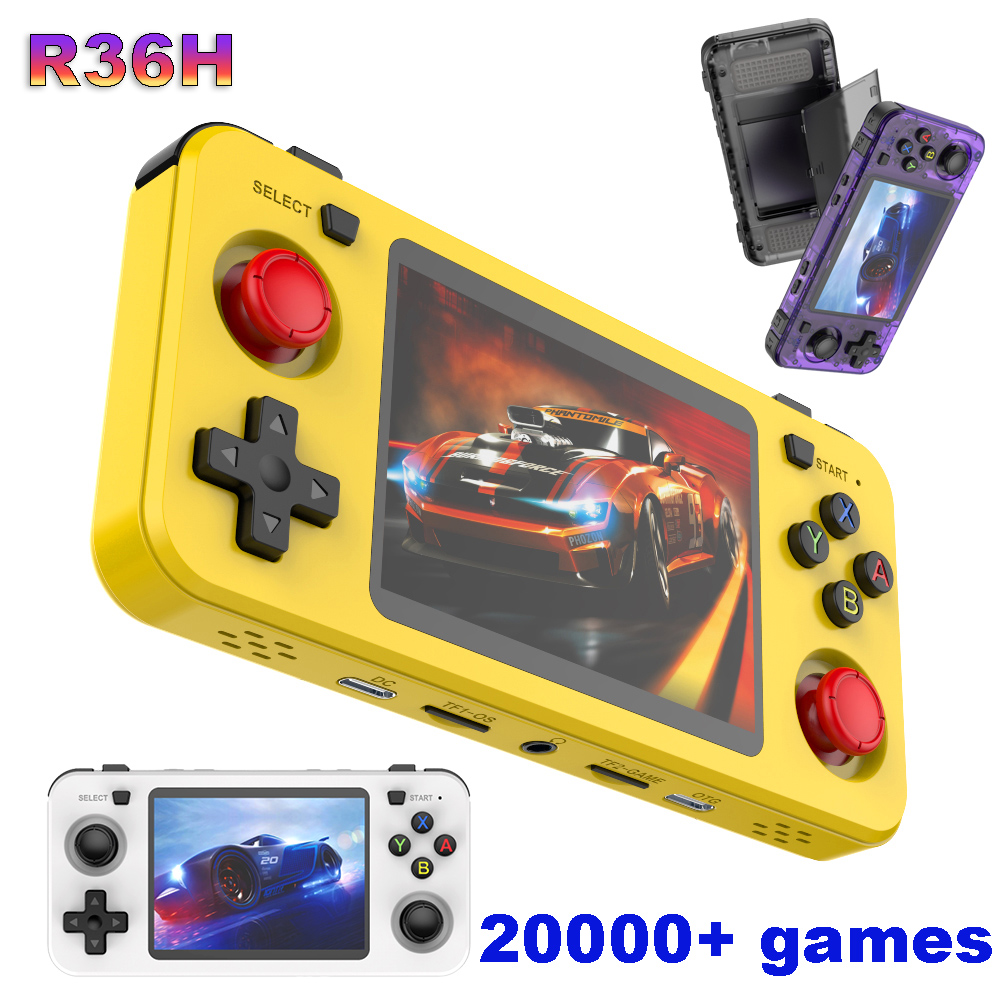 Gaming Console X7 - R36H ARKOS レトロ携帯ゲーム機 ポータブル 64G 128G