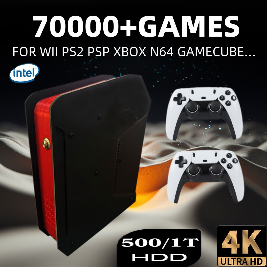 Gaming Console For 10 Year Old - X4 レトロビデオゲームコンソール 1T デュアルシステムと I3-3110M CPU