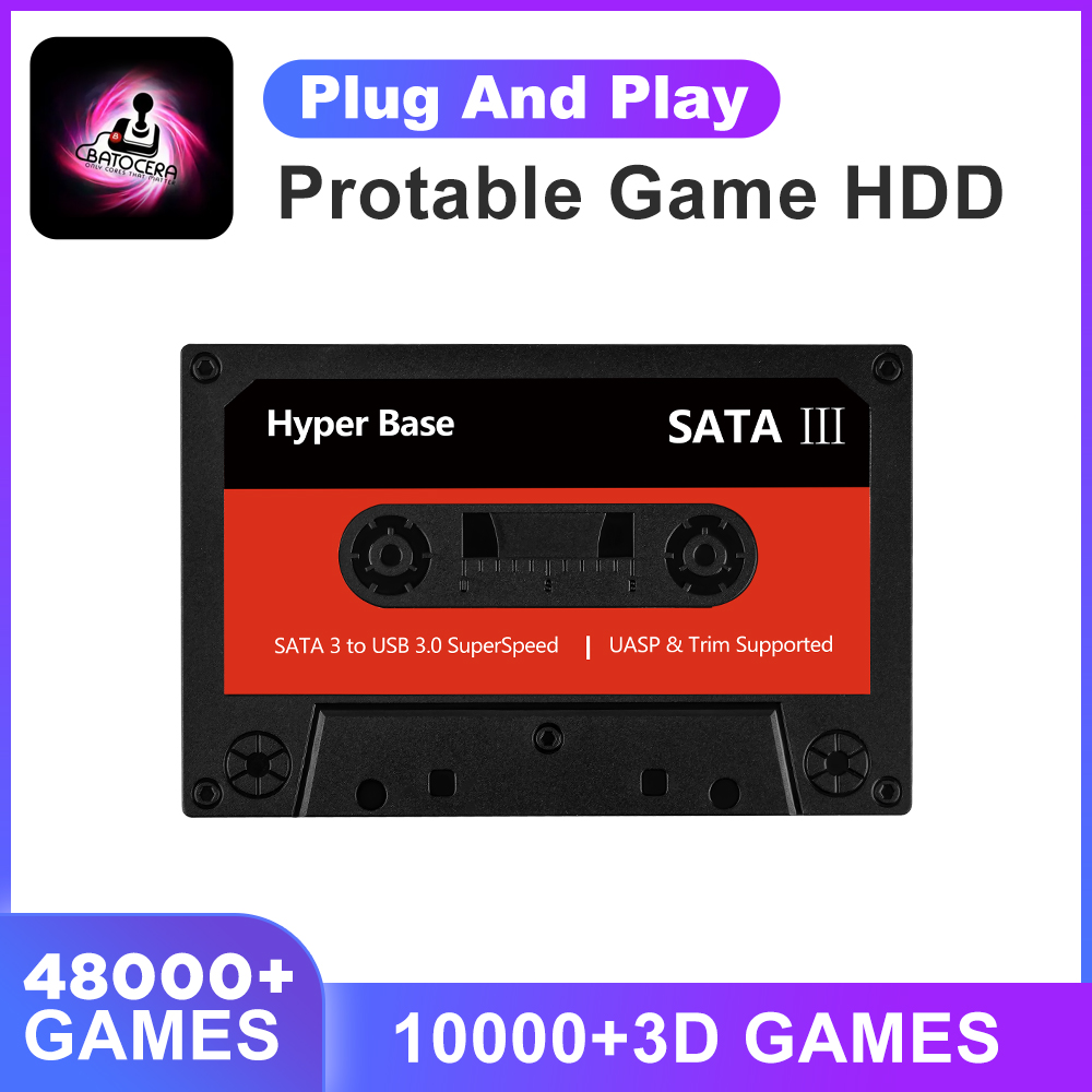 Gaming Console Chinese - Batocera-Windowsゲームコンソール,psp,mame,n64,dc,3do,es,pc,ラップトップ,mac,48000ゲーム,35.Linux,500g用の外部ハードドライブ