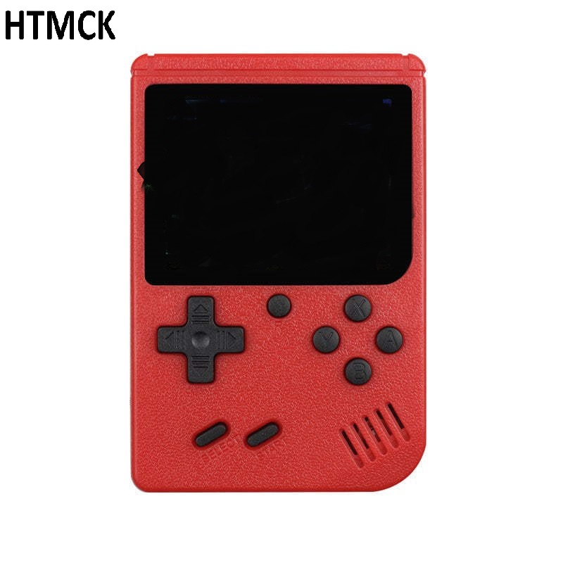 Gaming Console For 10 Year Old - HTMCK レッドレトロクラシック携帯型ゲーム機、400種類の内蔵ゲーム搭載、充電式小型ゲームシステム（子供向け）
