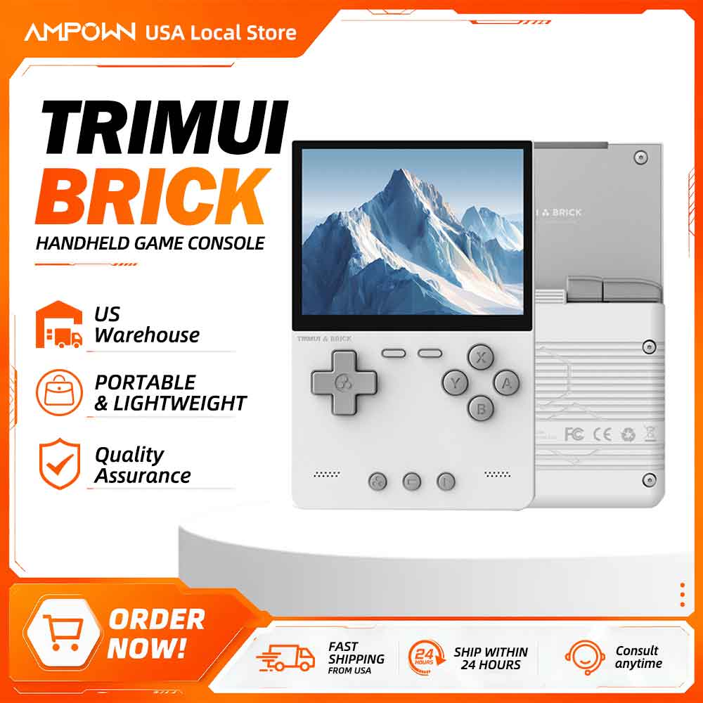 Gaming Console Linux - TRIMUI BRICK 携帯ゲーム機 3.2インチIPSスクリーン Linuxシステム Trimui