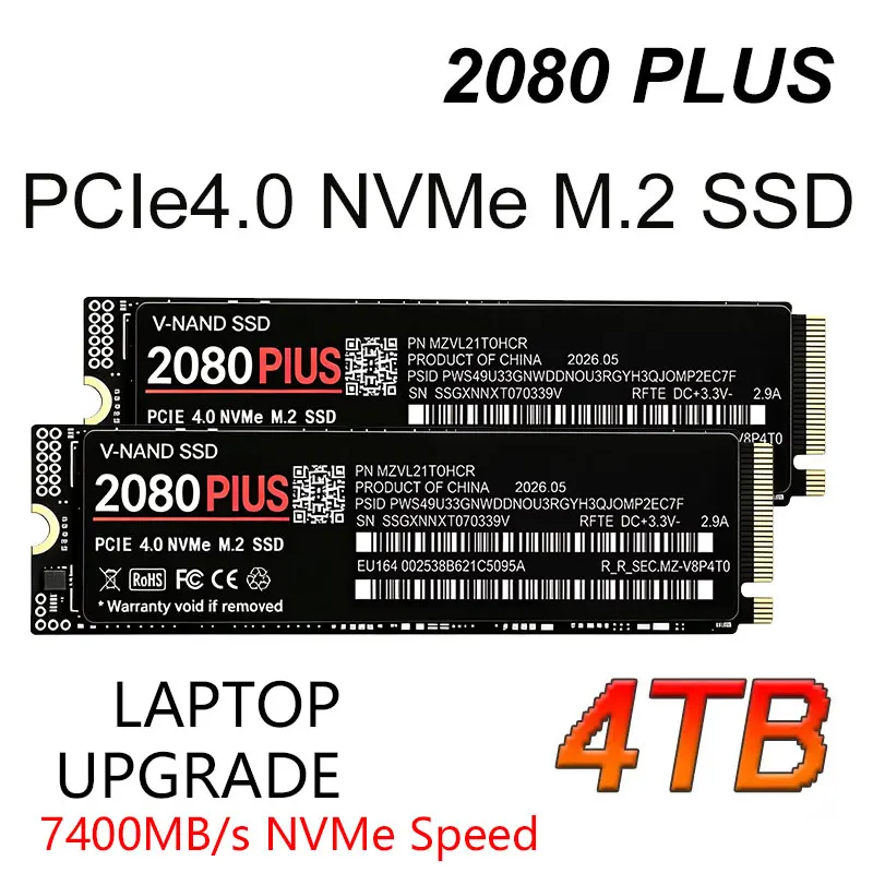 Gaming Console News - 新型2080 PLUS 4TB 2TB 500GB 7400MB/s