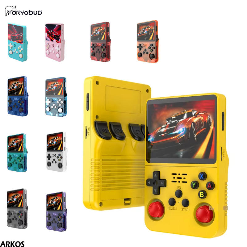 Gaming Console Handheld Retro - R36S ARKOS レトロハンドヘルドビデオゲームコンソール 純正3.5インチIPS 多色展開 スクリーンポータブルプレーヤー