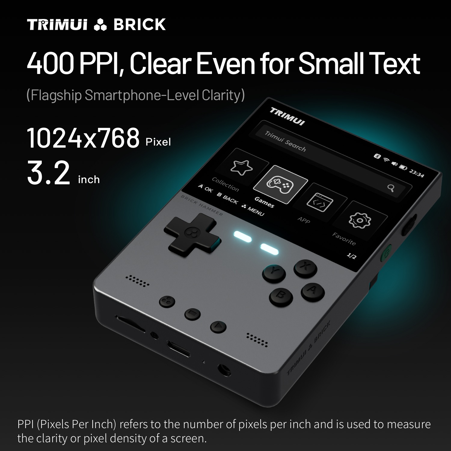 TRIMUI BRICK ハンマーミニメタルハンドヘルドゲー - Gaming Console Handheld Best のレビューと価格
