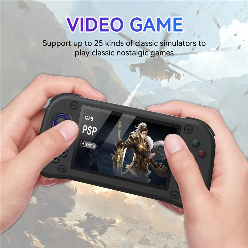 G28 レトロハンドヘルドビデオゲームコンソール Linux - Gaming Console Handheld Retro のレビューと価格