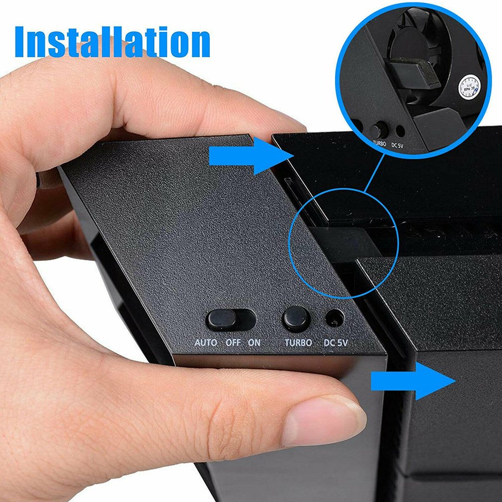 ベースファンスタンドソニー PS4 プロスリムゲームコンソー - Gaming Console Holder のレビューと価格