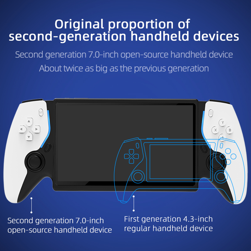 HC8000 レトロゲームハンドヘルド 7 インチ画面 Li - Gaming Console Handheld Retro のレビューと価格