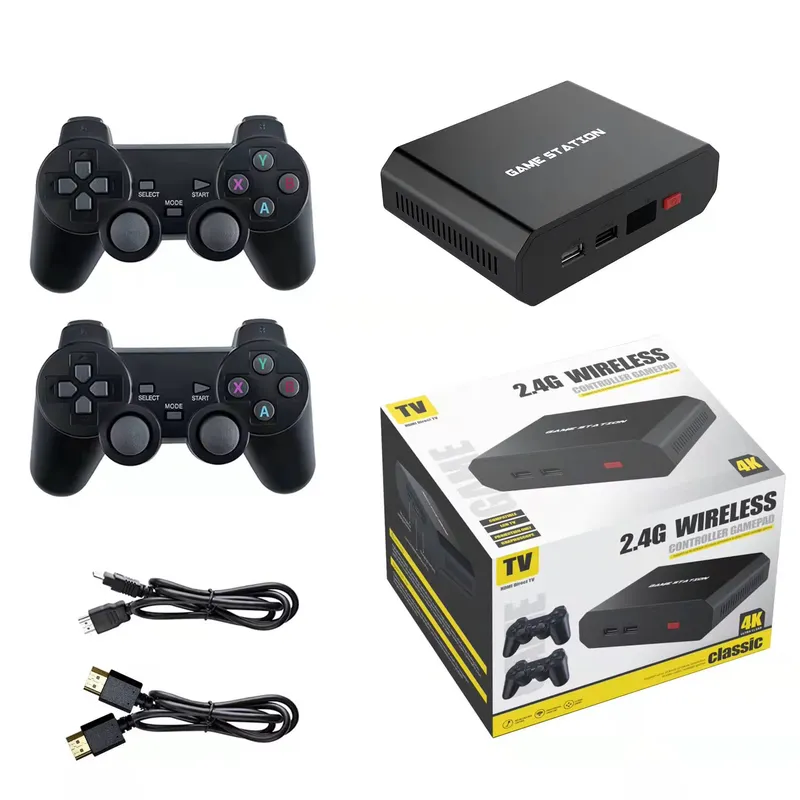M8plus HDビデオゲームコンソールボックス 2.4Gデ - Gaming Consoles のレビューと価格