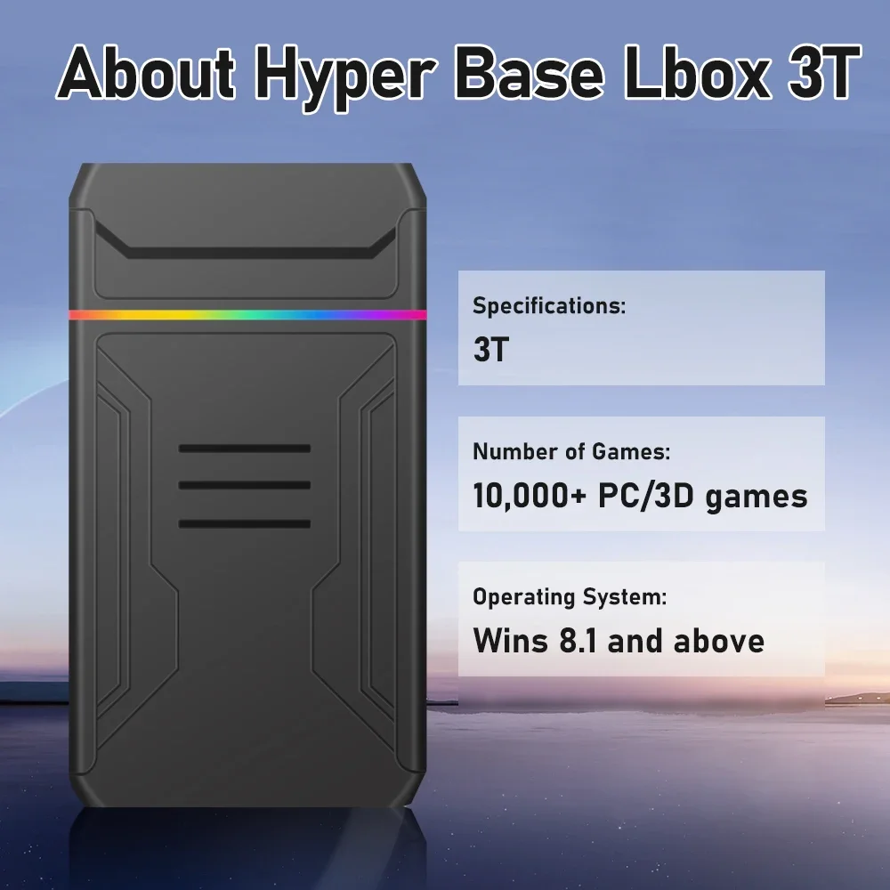 3TB ランチボックス ポータブルゲーミングHDD（1010 - Gaming Console Chinese のレビューと価格
