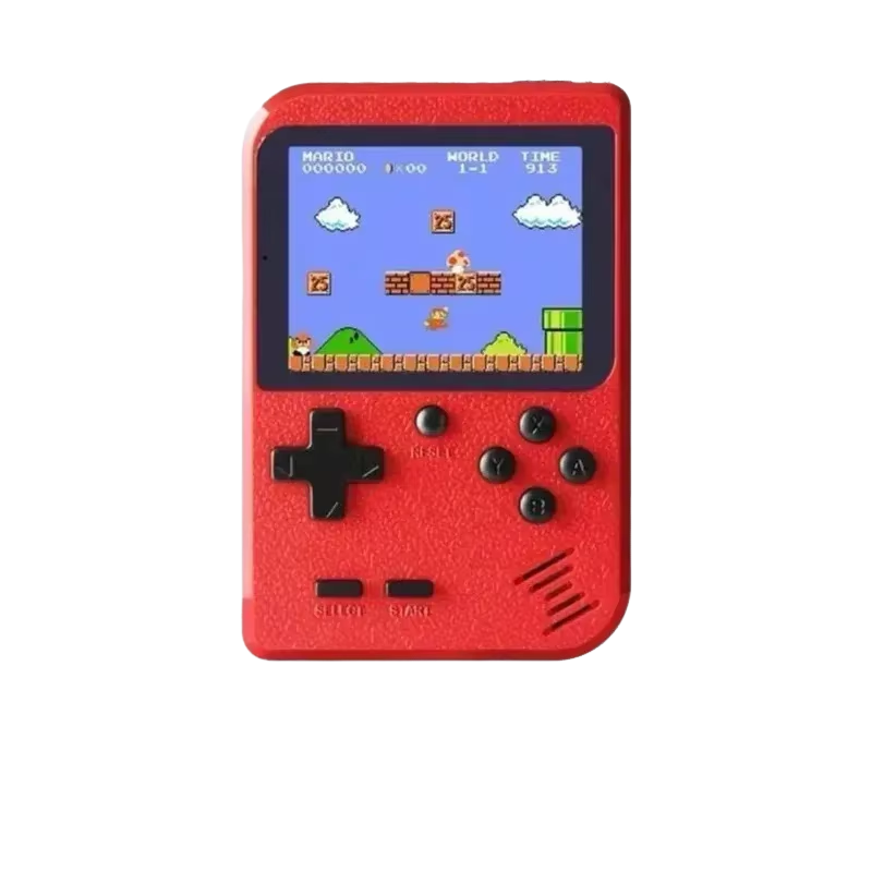 HTMCK レッドレトロクラシック携帯型ゲーム機、400種類 - Gaming Console For 10 Year Old のレビューと価格