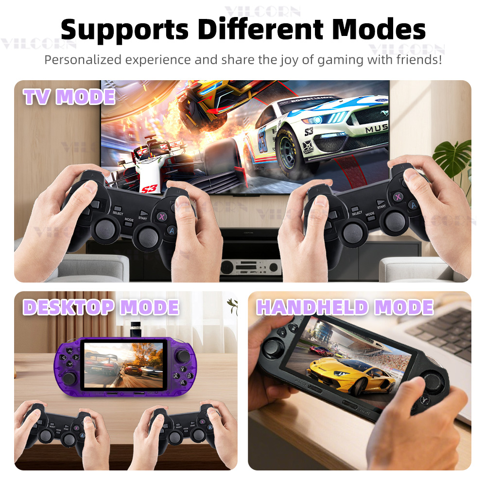 VILCORN SF3000 HD ハンドヘルドゲームコンソ - Gaming Console X7 のレビューと価格