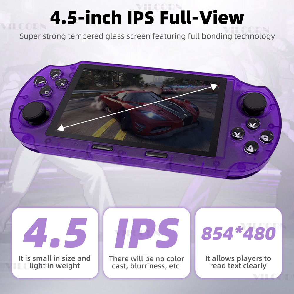 VILCORN SF3000 HD ハンドヘルドゲームコンソ - Gaming Console X7 のレビューと価格