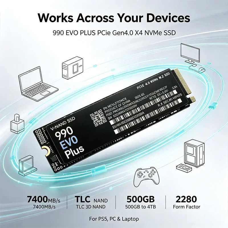 新型990 EVO Plus M.2 2280 NVMe S - Gaming Console News のレビューと価格