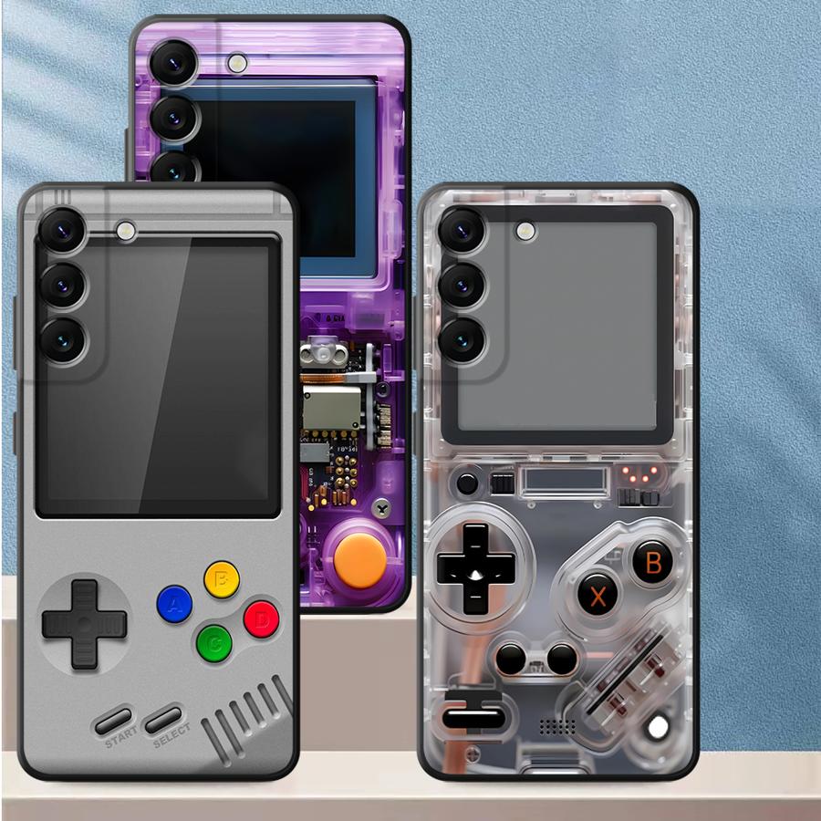 パープルゲーミングコンソール風スマホケース サムスン Gal - Gaming Consoles のレビューと価格