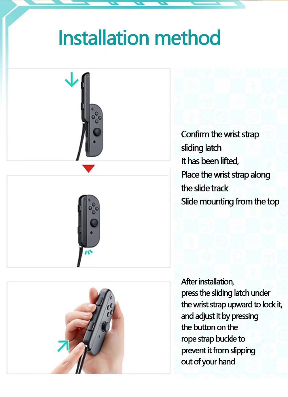 2 個ゲームパッドハンドロープリストストラップ交換用ストラッ - Gaming Console Kit のレビューと価格