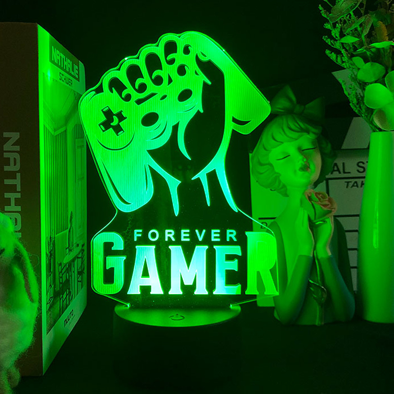 ゲームの装飾,照明付きの豪華なLEDランプ,妖精のデザイン, - Gaming Console Room のレビューと価格