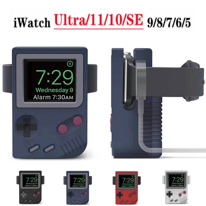 シリコン製iWatch充電スタンドホルダー Apple Wa - Gaming Console Holder のレビューと価格