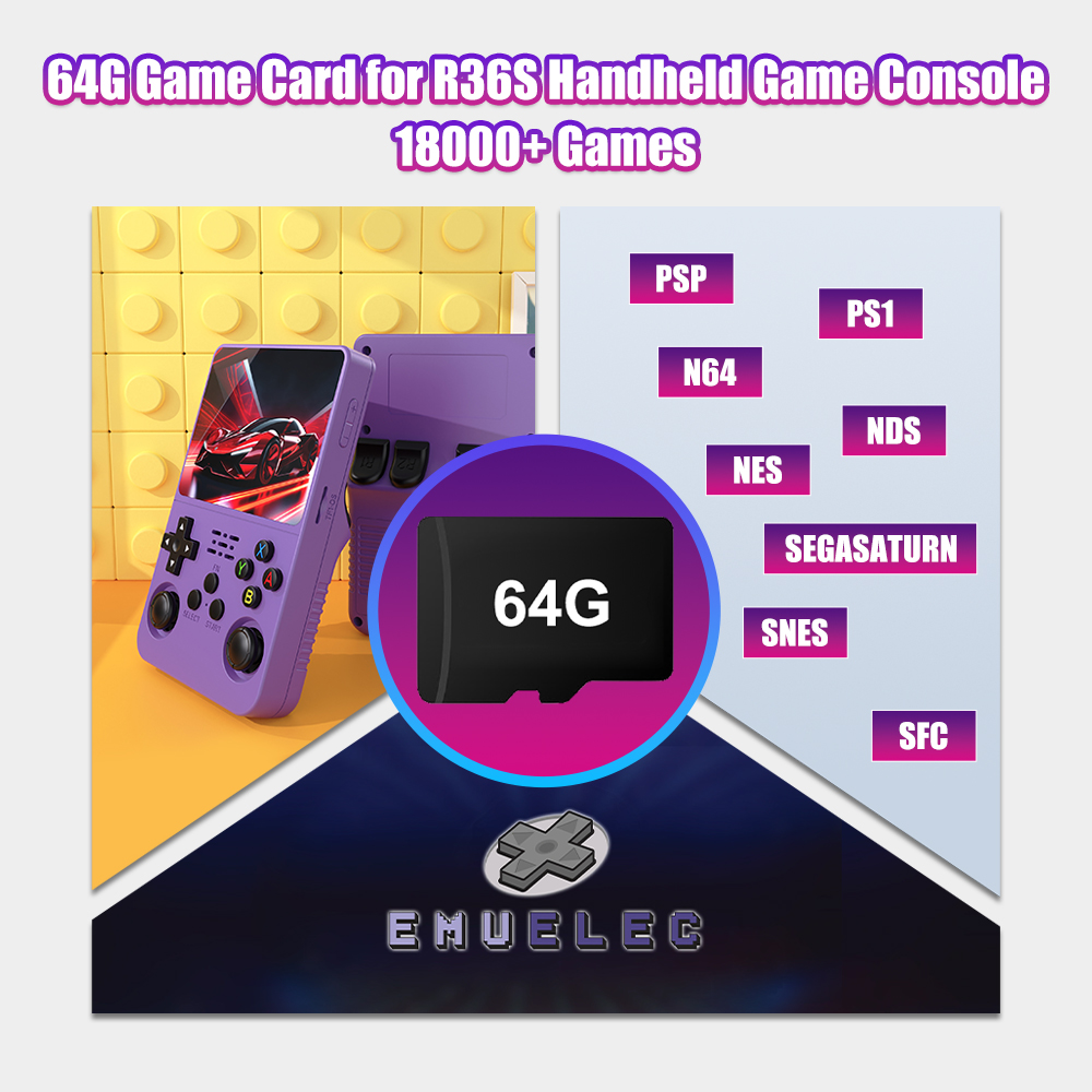 R36SビデオレトロハンドヘルドゲームコンソールEmuELE - Gaming Console Handheld Retro のレビューと価格