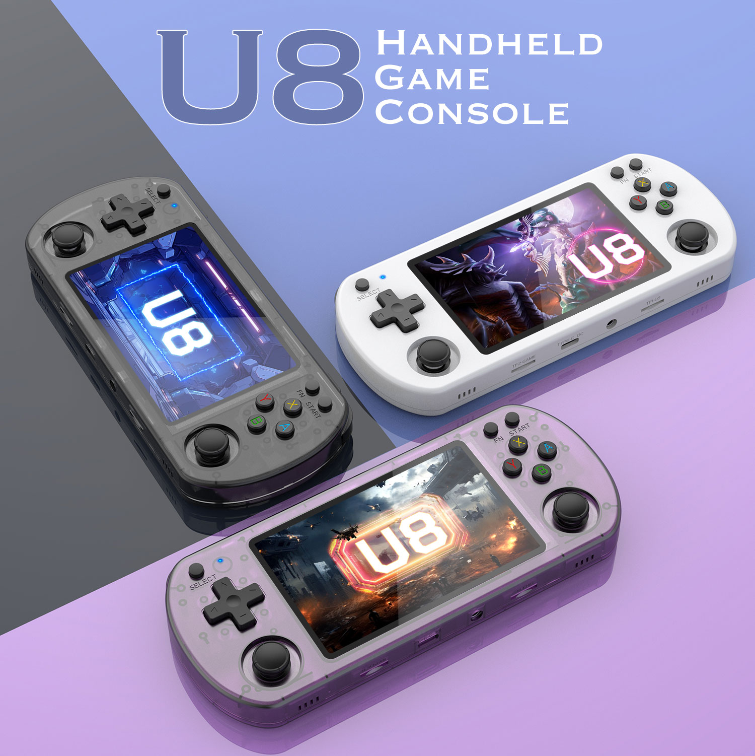 U8 レトロハンドヘルドビデオゲームコンソール Linuxシ - Gaming Console X7 のレビューと価格