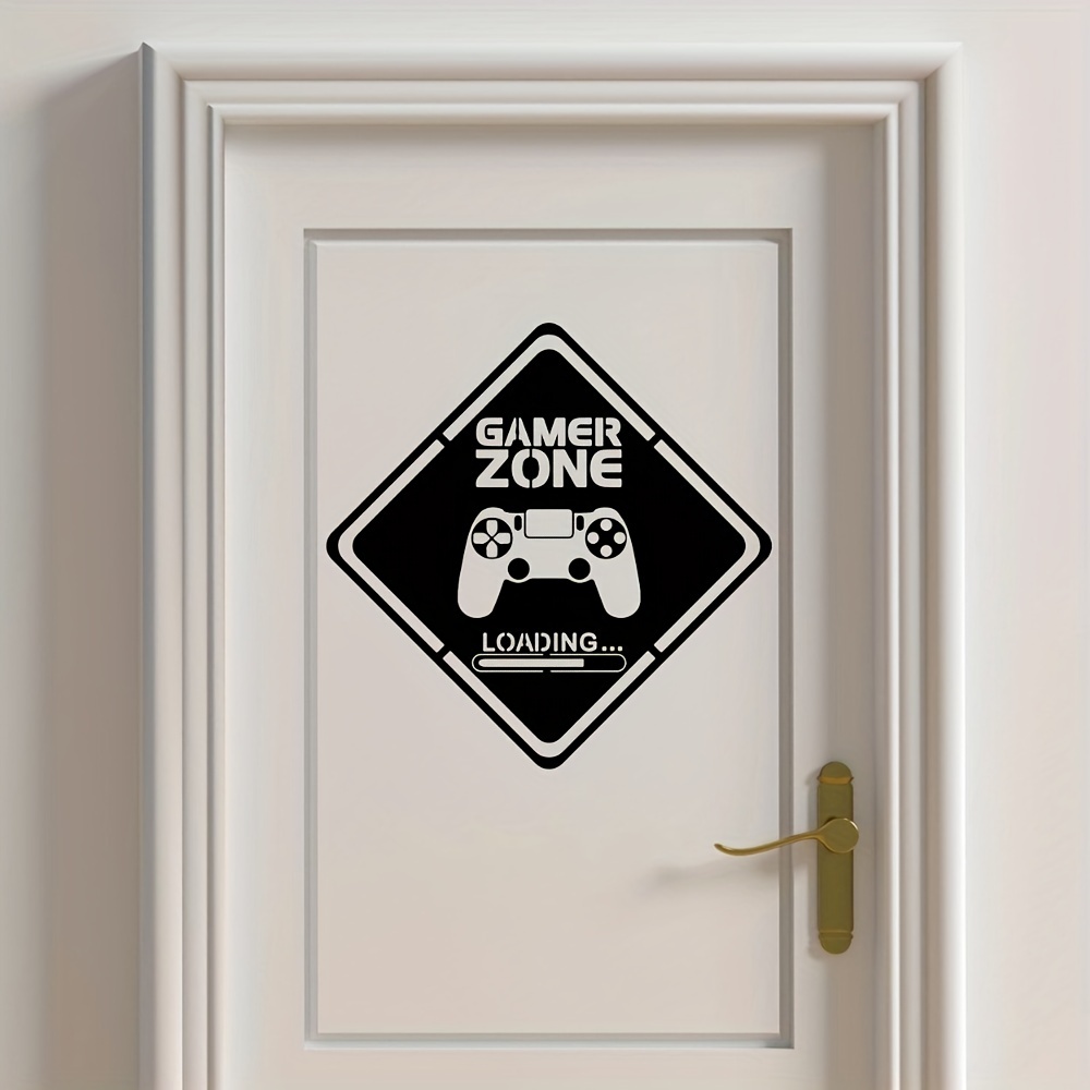 ゲーマーゾーンドアステッカー,ウォールステッカー,コントロー - Gaming Console Room のレビューと価格