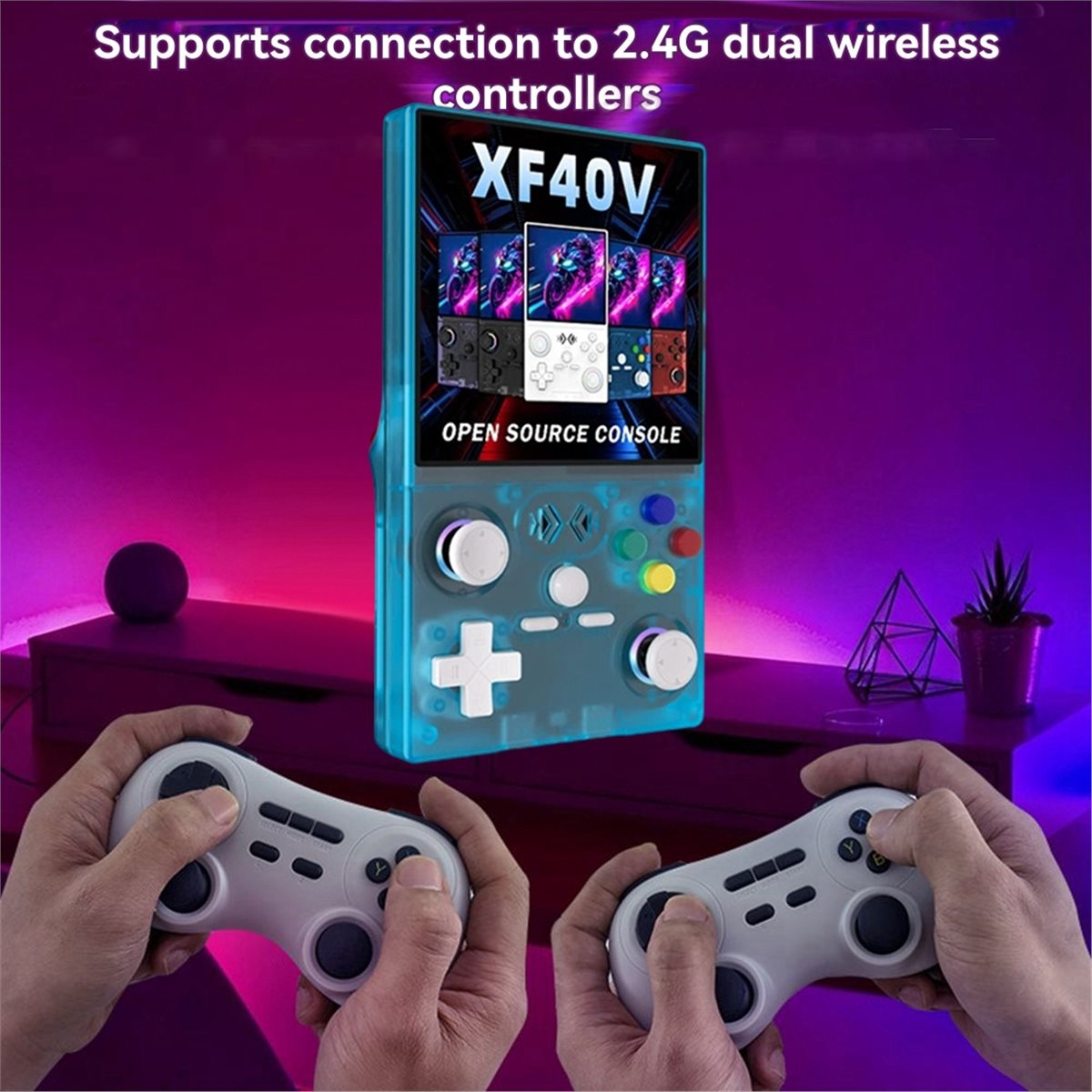 A86G NEW XF40V レトロハンドヘルドゲーム機 4 - Gaming Console Handheld Retro のレビューと価格