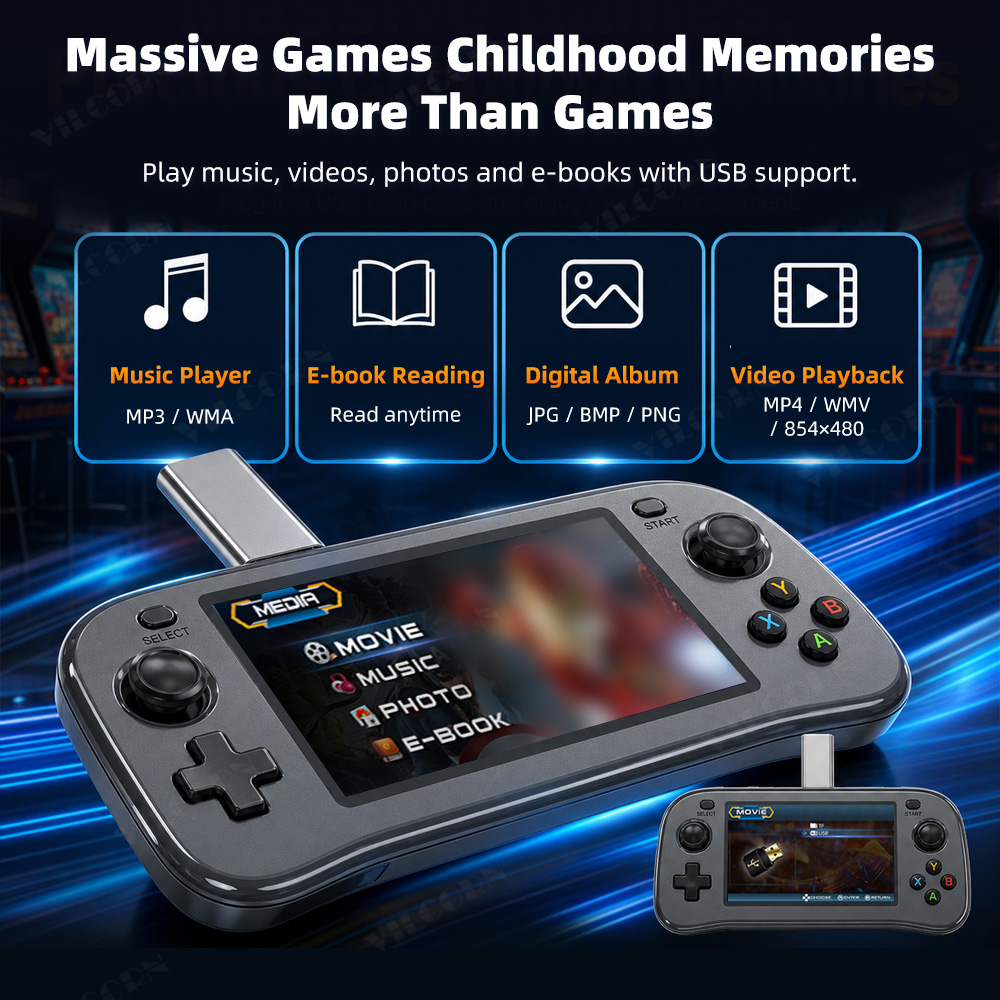 SF3100 レトロハンドヘルドゲームコンソール 4.5 イ - Gaming Console X7 のレビューと価格